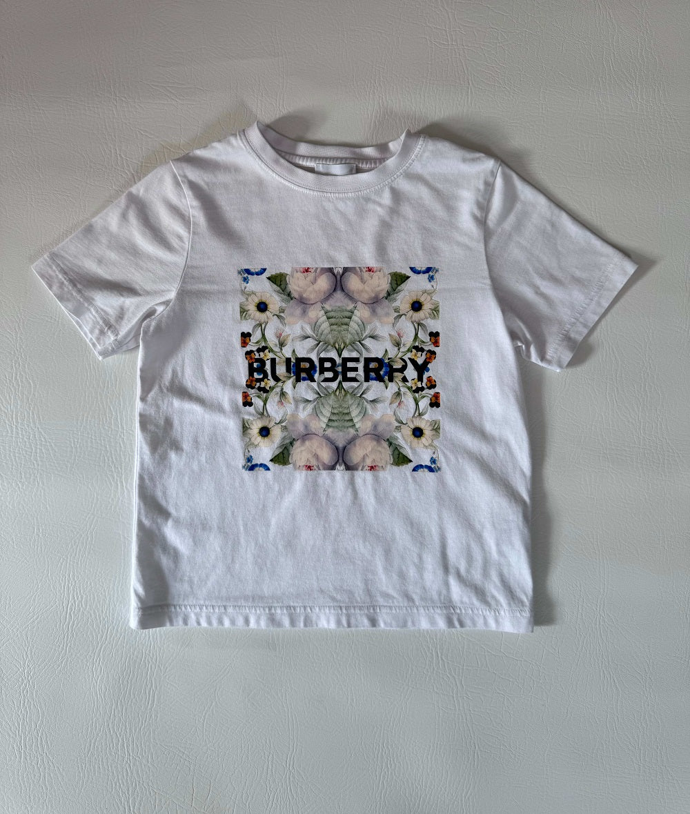 Burberry Flower Print T Shirt Unisex