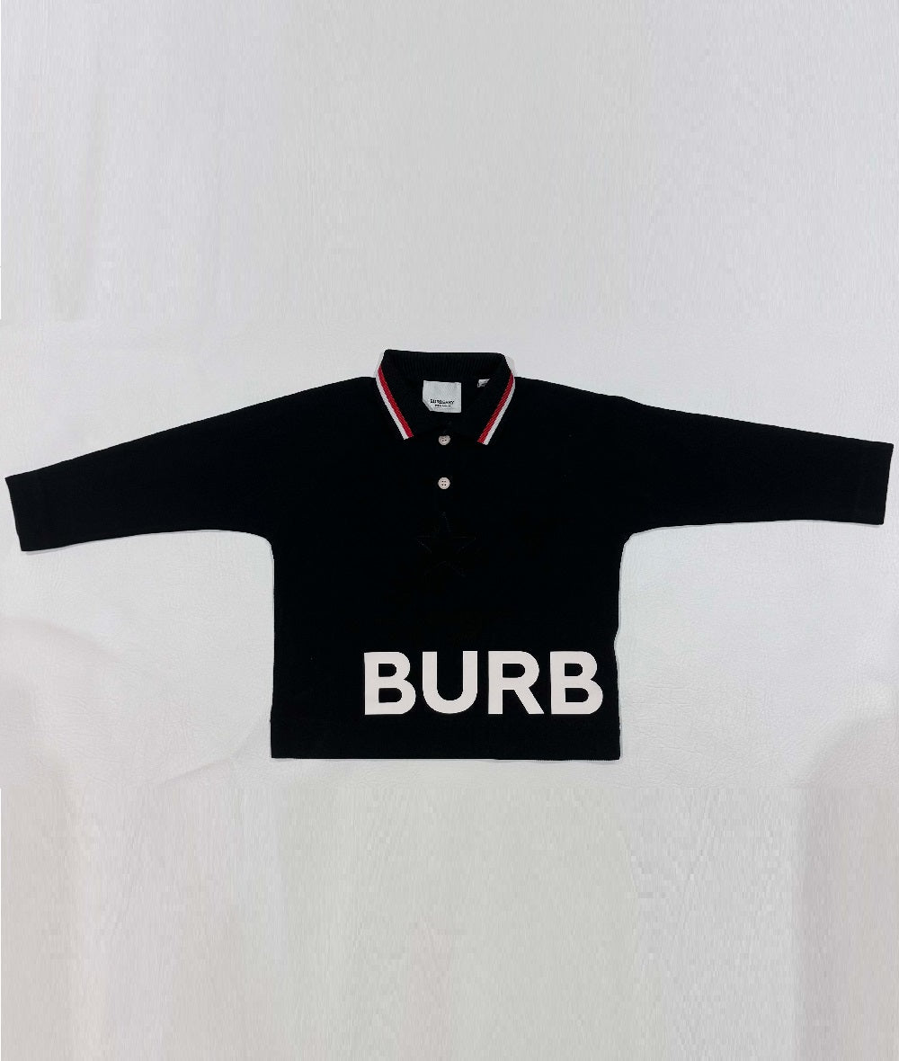 Burberry Boys Long Sleeve Polo Top