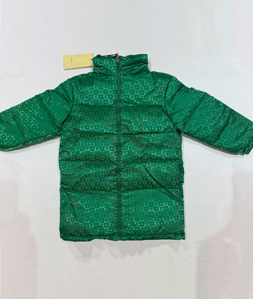 Gucci Shiny Green G Puffer Jacket Unisex