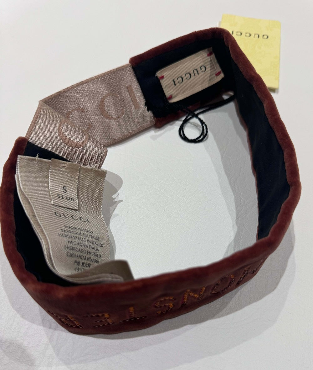 Gucci Petit Monster Girls Velvet Headband