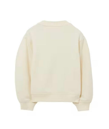 Burberry Girls Cream Logo Sweatshirt